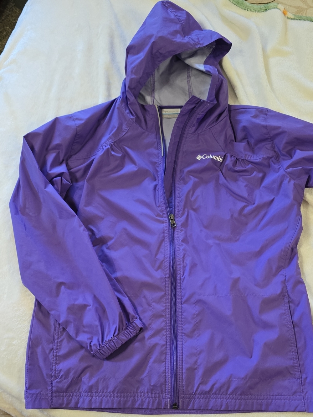 Columbia Kids' Purple Windbreaker Size XL